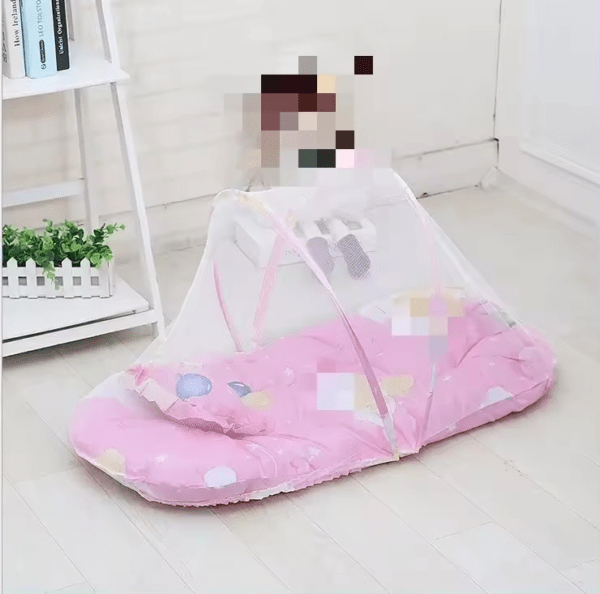 Matelas Bébé avec Moustiquaire Intégrée